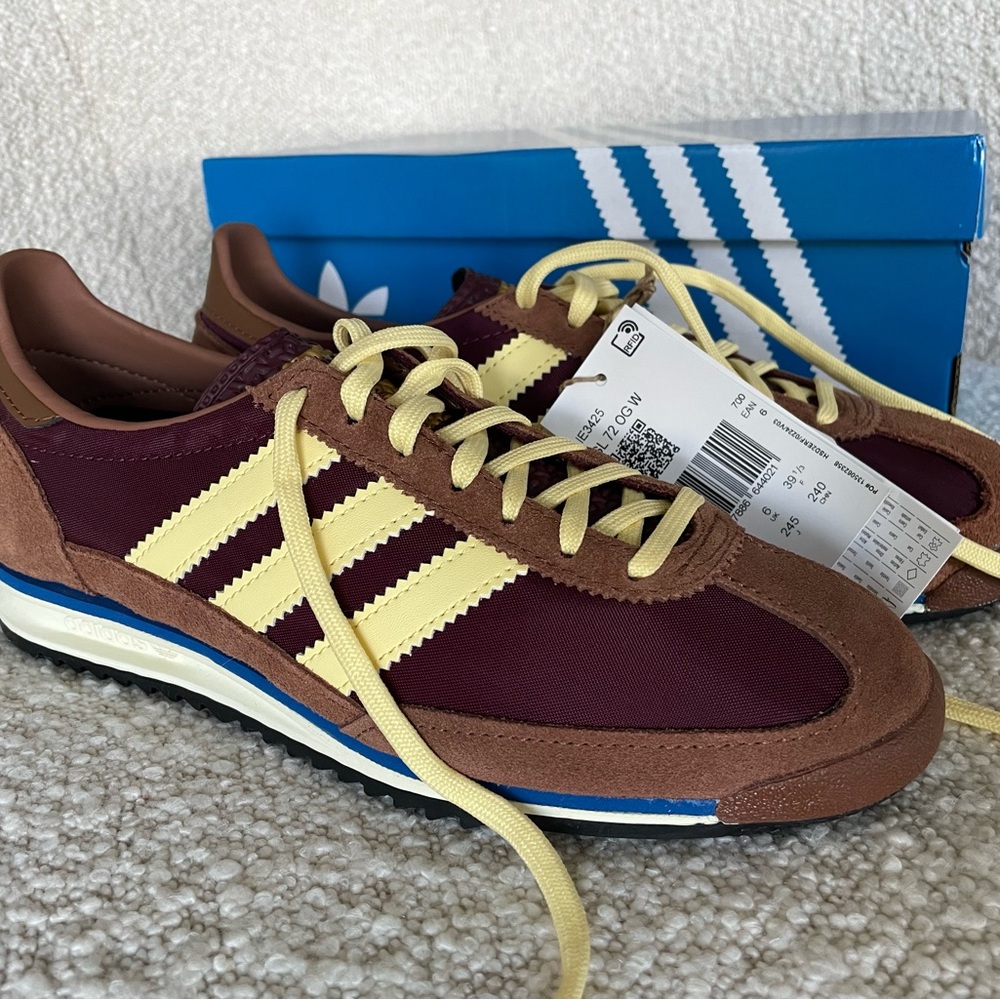 Adidas SL 72 OG Maroon Almost Yellow Preloved Brown (Women’s) Size 7.5 New NIB